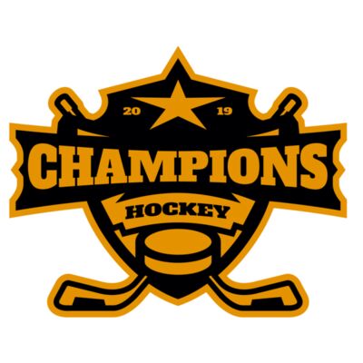 Champions Hockey logo template 02 Thumbnail