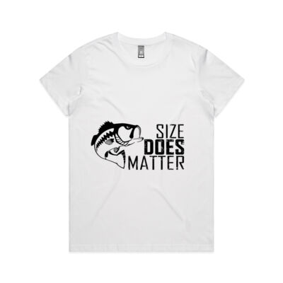 Size Does Matter - Women's Maple Crew Tee Thumbnail