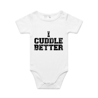 Nats Nest - I cuddle better  - Baby 'Mini-me' Onesie Thumbnail