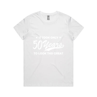 50 Years- Women's Maple Crew Tee Thumbnail